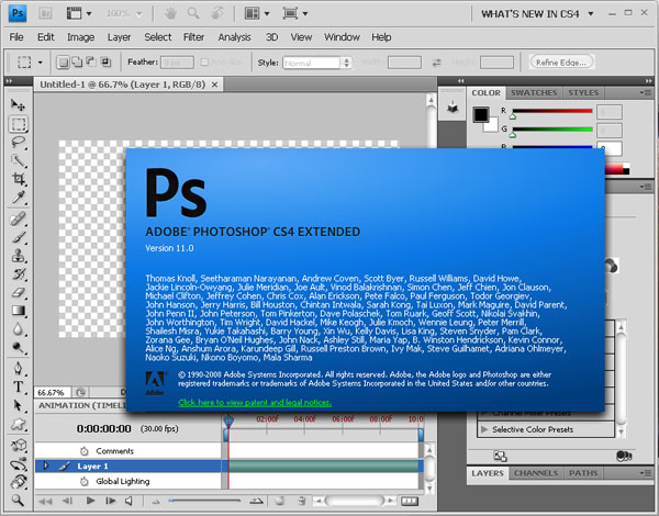 Adobe photoshop cs4 free trial
